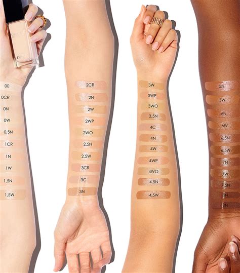 dior forever skin glow erfahrungen|dior forever foundation color chart.